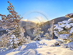 Sunrise from Blue Mountain, Adirondack wall calendar, Adirondack photos by Carl Heilman II, Adirondack pictures, Adirondack prints, Adirondack nature photography, Adirondack panoramas