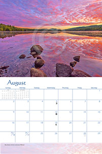 adirondack vistas wall calendar, adirondack photography, fine art photos, lake george prints 