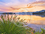 Sunrise from Diamond Point, Lake George calendar, Lake George photos by Carl Heilman II, Lake George pictures, Lake George prints, Lake George nature photography, Lake George panoramas